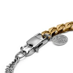 Lucleon Bracelet En Acier Couleur Argent Et Or Carlos Amager à Double Maille Gourmette -Boutique Trendhim 29 33c9b78e3026e922c4dddcb92b8e6ff86 3