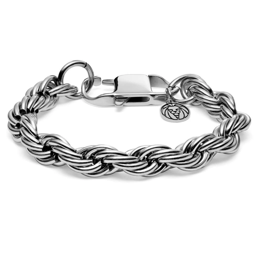 Lucleon Bracelet En Métal Tressé Argenté Corwin Amager - 10 Mm 1 Lucleon Bracelet En Métal Tressé Argenté Corwin Amager - 10 Mm