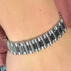 Fort Tempus Bracelet Argenté En Acier Inoxydable ''Mattie'' -Boutique Trendhim 31 mattie silver steel bracelet cropped