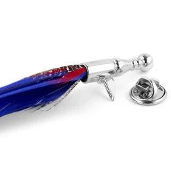 Warren Asher Épinglette "La Plume" Bleue -Boutique Trendhim 4 1 375