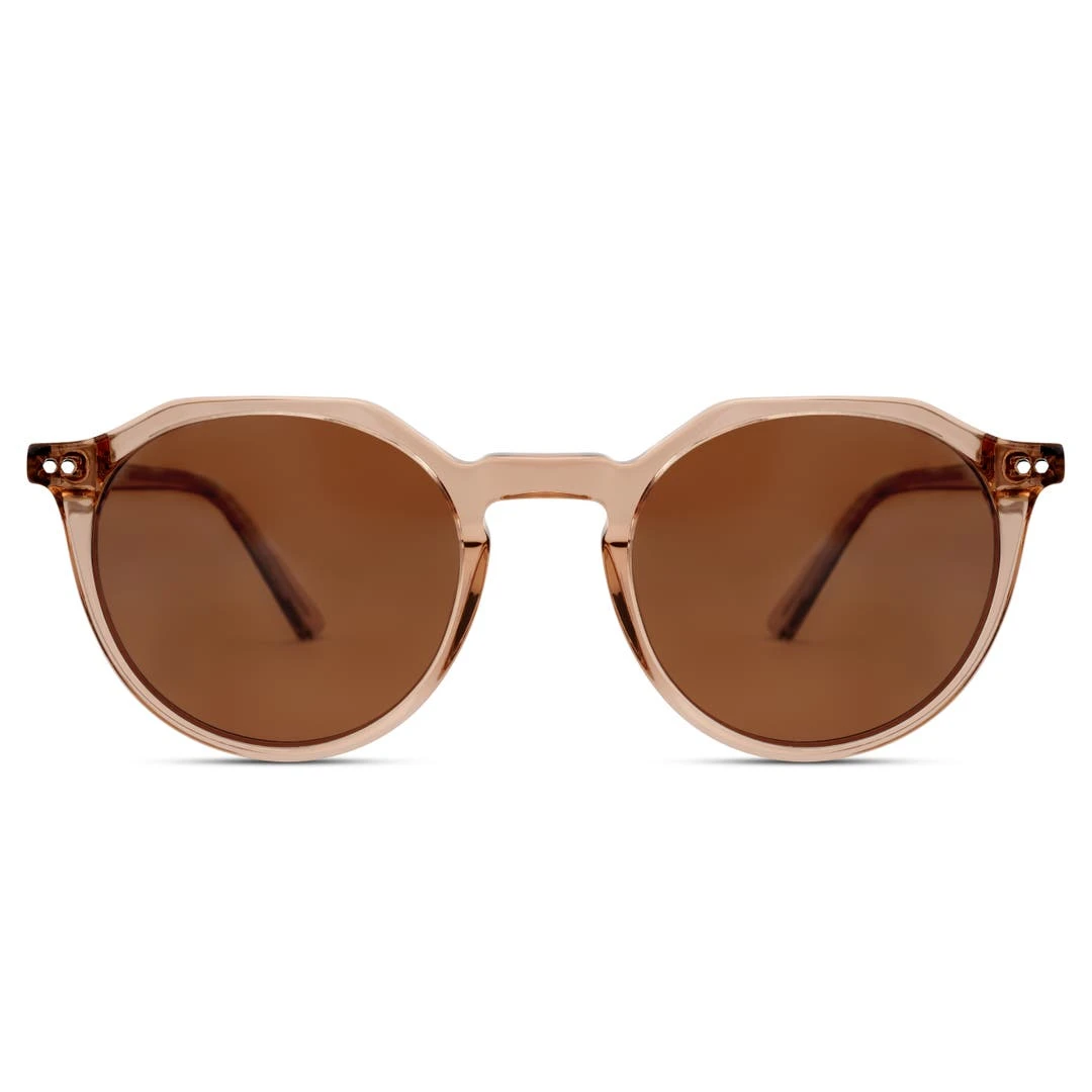 Otsu Occasus | Lunettes De Soleil Translucides De Style Vintage à Verres Ronds Polarisés 1 Otsu Occasus | Lunettes De Soleil Translucides De Style Vintage à Verres Ronds Polarisés