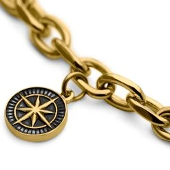 Arkai Atlas | Bracelet En Acier Doré Avec Pendentif L'étoile Polaire -Boutique Trendhim 4 7aa15e2f0826a575bfcfbb84d3da103141 3