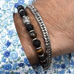 Fort Tempus Bracelet En Acier -Boutique Trendhim 4 basic steel bracelet cropped