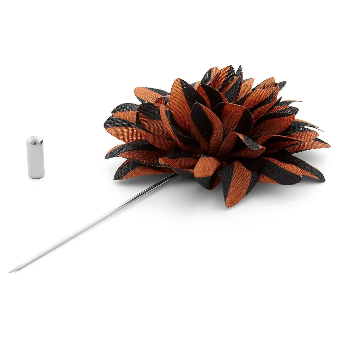 Warren Asher Revers Fleur à Rayures 2 Warren Asher Revers Fleur à Rayures – Image 2