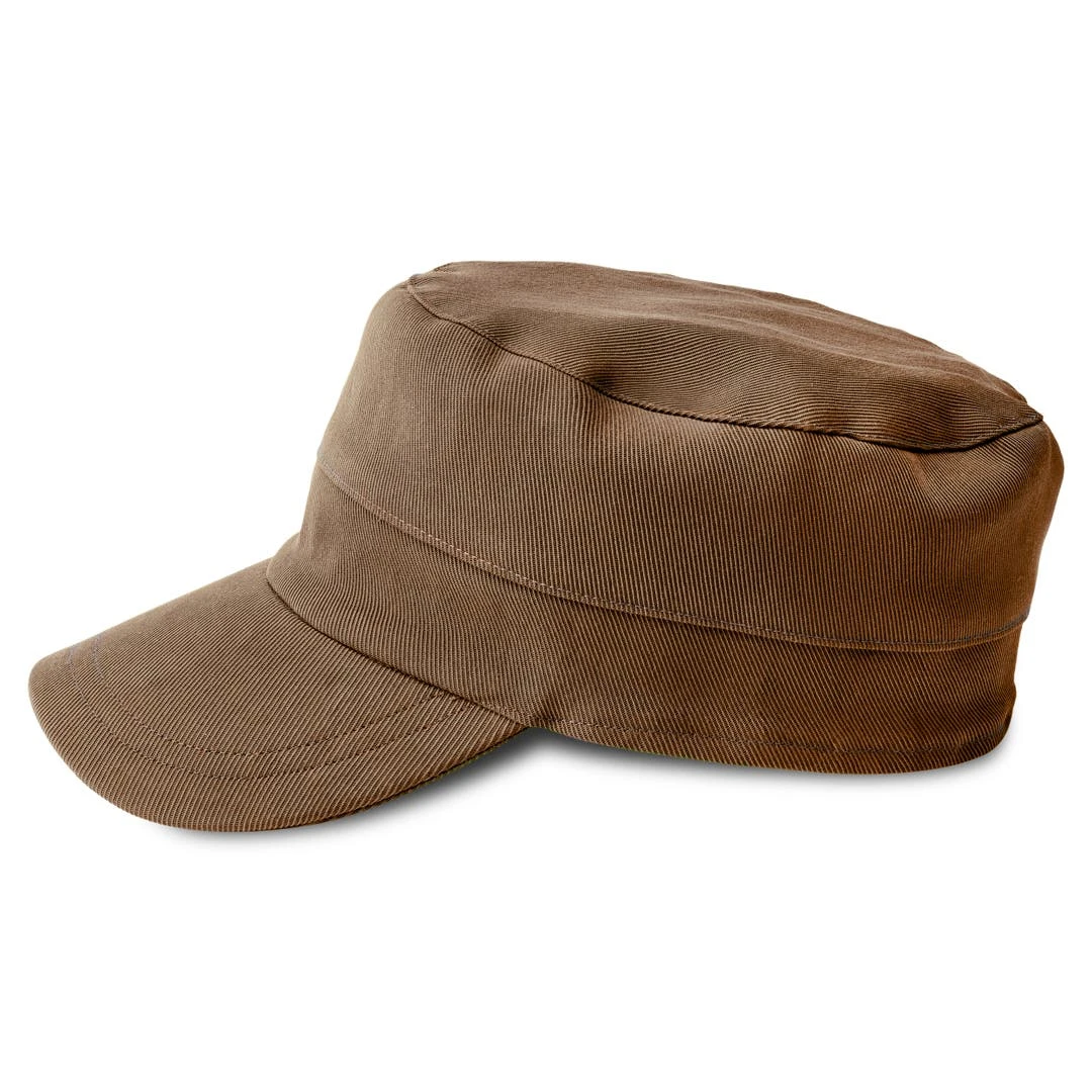 Fawler Casquette Militaire Flynn En Coton Marron 2 Fawler Casquette Militaire Flynn En Coton Marron – Image 2