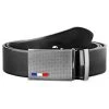 BSWK Ceinture Automatique En Cuir Pleine Fleur Noir