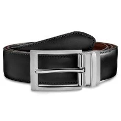 BSWK Vincio | Ceinture Réversible En Cuir Pleine Fleur Noir Et Brun -Boutique Trendhim 6 6 oooooo