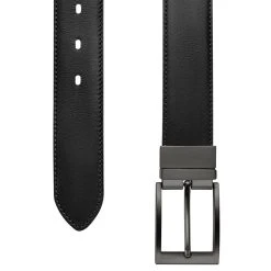 BSWK Vincio | Ceinture Réversible En Cuir Pleine Fleur Noir Et Brun -Boutique Trendhim 6 7 vinko