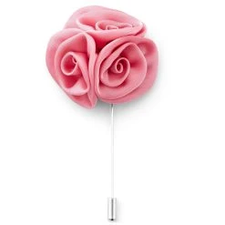 Warren Asher Broche Pour Homme à Fleur De Rose Rose