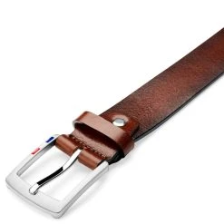 BSWK Ceinture Marron En Cuir Pleine Fleur Vintage -Boutique Trendhim 6769 brown3