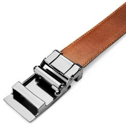 BSWK Ceinture Automatique Cognac En Croûte De Cuir à Finition Vintage -Boutique Trendhim 6851c 4 1