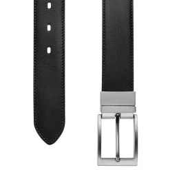 BSWK Vincio | Ceinture Réversible En Cuir Pleine Fleur Noir Et Brun Havane -Boutique Trendhim 7 7 vinko
