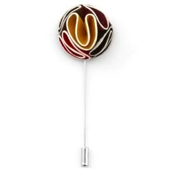 Warren Asher Boutonnière à Fleur Camélia Multicolore