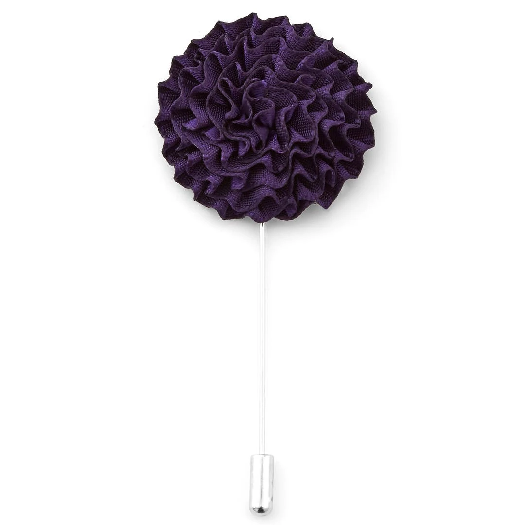 Warren Asher Boutonnière à Fleur Pissenlit Violette 1 Warren Asher Boutonnière à Fleur Pissenlit Violette