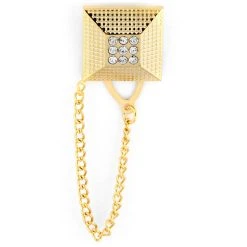 Warren Asher Épinglette En Imitation Or Et Diamant