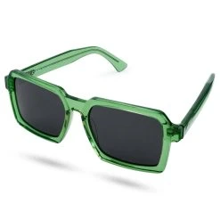 Otsu Occasus | Lunettes De Soleil Vert Fluo XL à Formes Géométriques Et Verres Polarisés -Boutique Trendhim 8 1 glasot