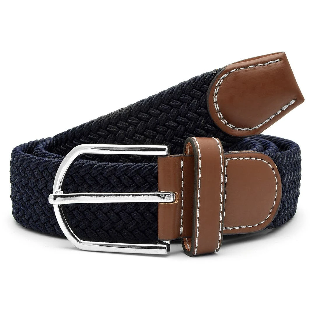 Collin Rowe Ceinture élastique Bleu Marine XL 1 Collin Rowe Ceinture élastique Bleu Marine XL