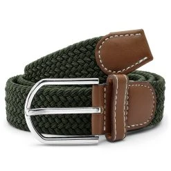 Collin Rowe Ceinture élastique Vert Armée
