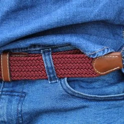Collin Rowe Ceinture élastique Bordeaux -Boutique Trendhim 8041best