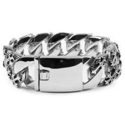 Fort Tempus Bracelet Brut En Acier De Fleur De Lis -Boutique Trendhim 9 2 217