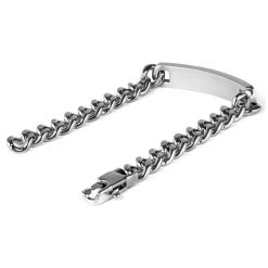 Fort Tempus Bracelet Personnalisable En Acier Inoxydable Argenté à Mailles De 10 Mm -Boutique Trendhim 9 3 164 1 36