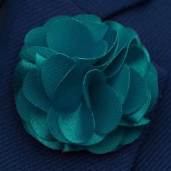 Warren Asher Broche Pour Homme Vert Foncé Deluxe -Boutique Trendhim 9 luxurious dark green lapel flower cropped2