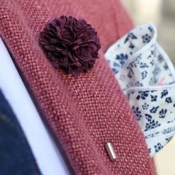 Warren Asher Boutonnière Fleur Acajou -Boutique Trendhim 9589 lapel