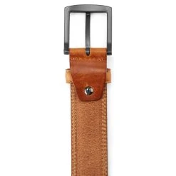 BSWK Ceinture En Cuir Lisse Brun Cognac -Boutique Trendhim Bosswik 1 2 5