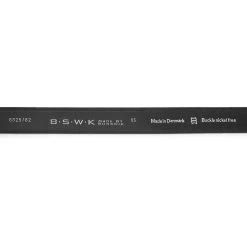 BSWK Ceinture Classique En Cuir Noir Et Argent -Boutique Trendhim Bosswik 1 5 copy 5