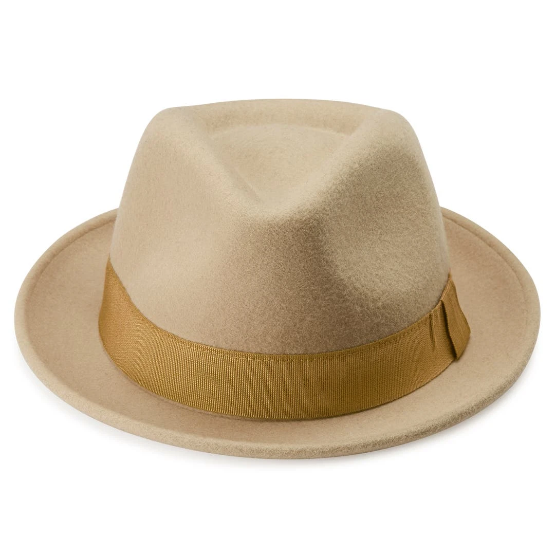 Fawler Chapeau Trilby Tomasso Moda Beige Clair 2 Fawler Chapeau Trilby Tomasso Moda Beige Clair – Image 2