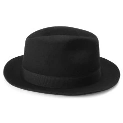Fawler Chapeau Fédore Filippo Moda Noir à Bords Bruts 8 Fawler Chapeau Fédore Filippo Moda Noir à Bords Bruts -Boutique Trendhim Hat 12 3 copy 3