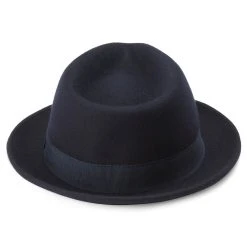 Fawler Chapeau Trilby Tomasso Moda Bleu Marine -Boutique Trendhim Hat 14 4 copy 3