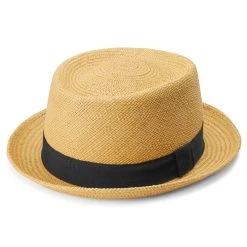 Fawler Chapeau Panama Paolo Moda "Pork Pie"