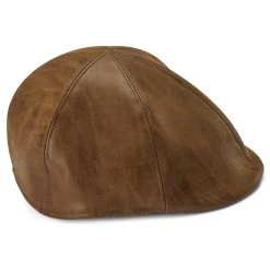 Fawler Casquette Plate En Cuir Végan Brun Clair Moda Maximo -Boutique Trendhim Hat 19 3 copy 3