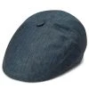 Fawler Casquette Plate Bleu Marine Marcello Moda