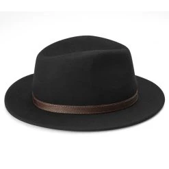 Fawler Chapeau Fédora Flavio Moda Noir à Bord Plat 10 Fawler Chapeau Fédora Flavio Moda Noir à Bord Plat -Boutique Trendhim Hat 9 3 copy 3