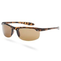 Evershade Lunettes De Soleil Sport à Monture Couvrante - écaille De Tortue Et Brun