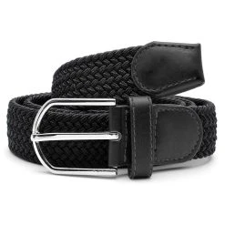 Collin Rowe Ceinture élastique Noir Sur Noir