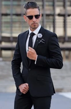 BSWK Ceinture En Cuir Noir Texturé 9 BSWK Ceinture En Cuir Noir Texturé -Boutique Trendhim billed 1 221