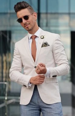 Warren Asher Boutonnière à Fleur Douce Crème Et Olive -Boutique Trendhim billed 1 493