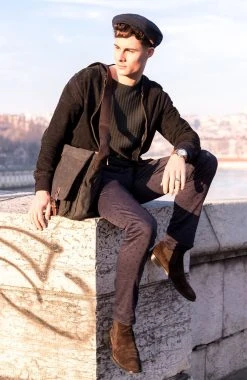 BSWK Ceinture En Cuir Marron Au Look Vintage -Boutique Trendhim billed 3 2 17