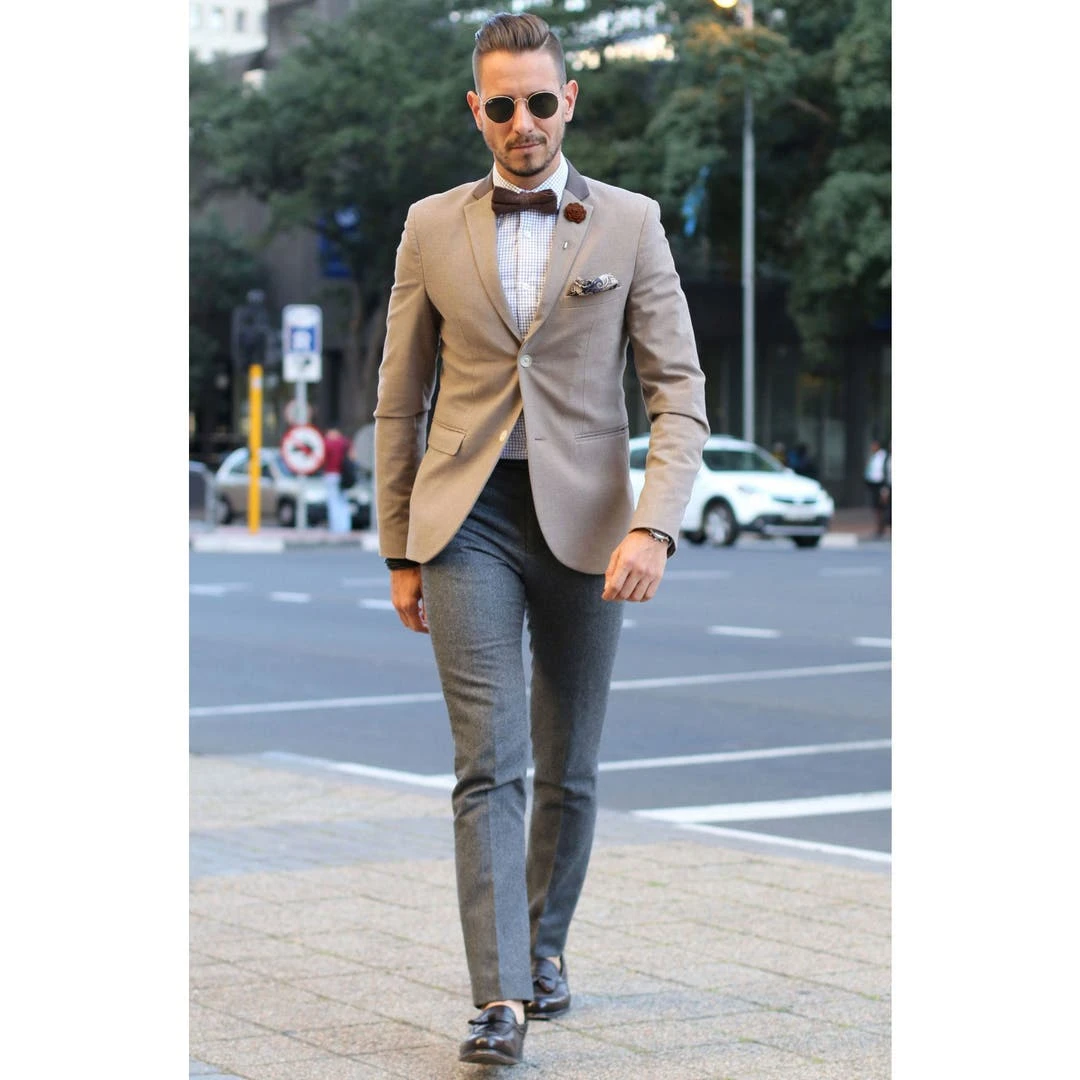 Warren Asher Boutonnière Rose Brune 5 Warren Asher Boutonnière Rose Brune – Image 5