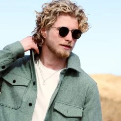 Waykins Lunettes De Soleil Argentées Wylie Thea à Verres Polarisés Verts -Boutique Trendhim dsc1428 1