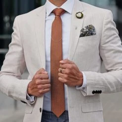 Warren Asher Boutonnière à Fleur Douce Crème Et Olive -Boutique Trendhim extra square 1