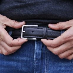 Fawler Ceinture En Cuir Noir Faron -Boutique Trendhim fgjyjydyid