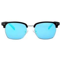 Fawler Lunettes De Soleil Browline à Verres Polarisés Bleus Et Monture Noire -Boutique Trendhim fw42 2