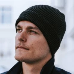 Fawler Bonnet Kacey Kane En Laine Mérinos Noire -Boutique Trendhim hat 1 5