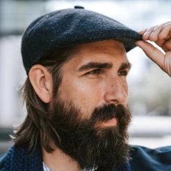 Fawler Casquette Plate Fido Molise En Laine Bleue -Boutique Trendhim hat 1 7