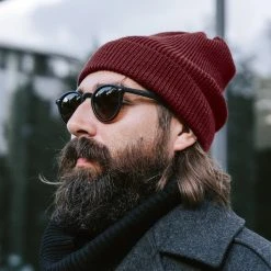 Fawler Bonnet Rouge Bordeaux En Laine Mérinos Kacey Kane -Boutique Trendhim hat 1 8