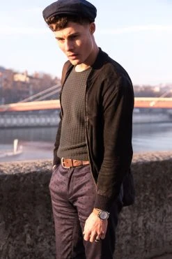 BSWK Ceinture En Cuir Marron Au Look Vintage -Boutique Trendhim hd trendhim 12 2016 15 1